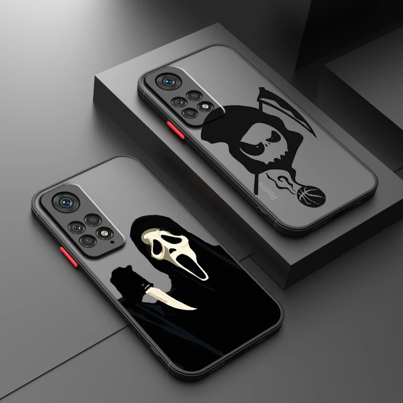 Призрак G-Grim R-Reaper мультфильм матовый полупрозрачный для Redmi 8 3 9A 9C 9AT 9 9T 13R 10A 10C 10 11A