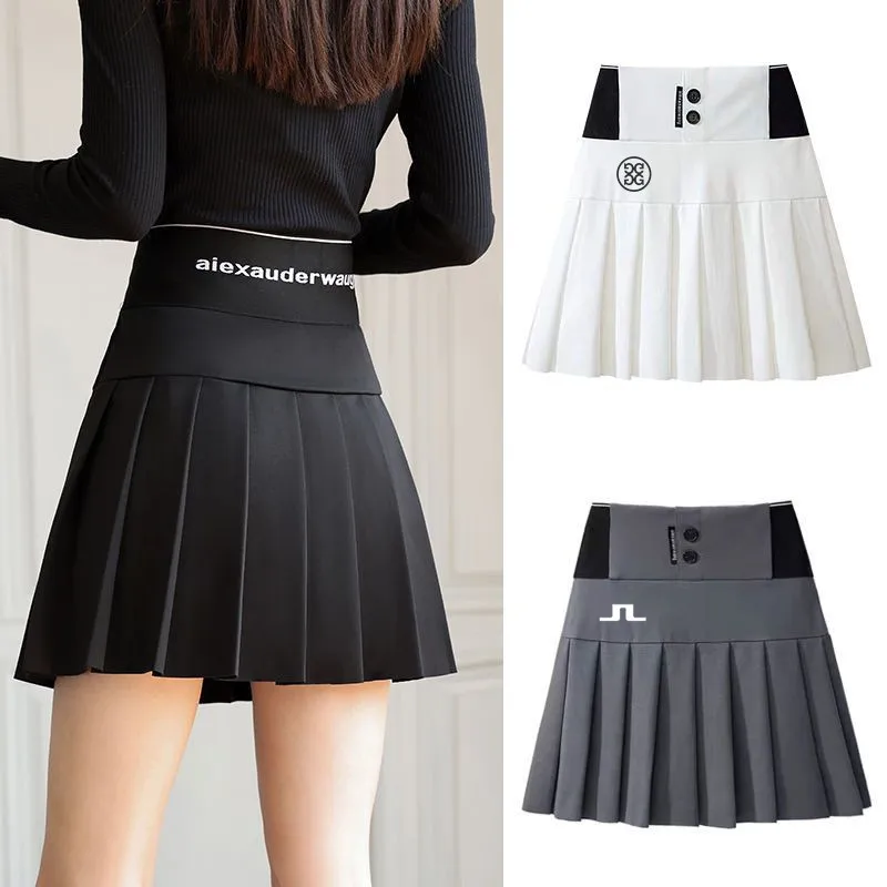 

Malbon Golf Skirt Women's Golf Clothing Tennis Skirt 2023 Golf Wear Women Spring Golf Skirts High Waist Skirt Golf Shorts