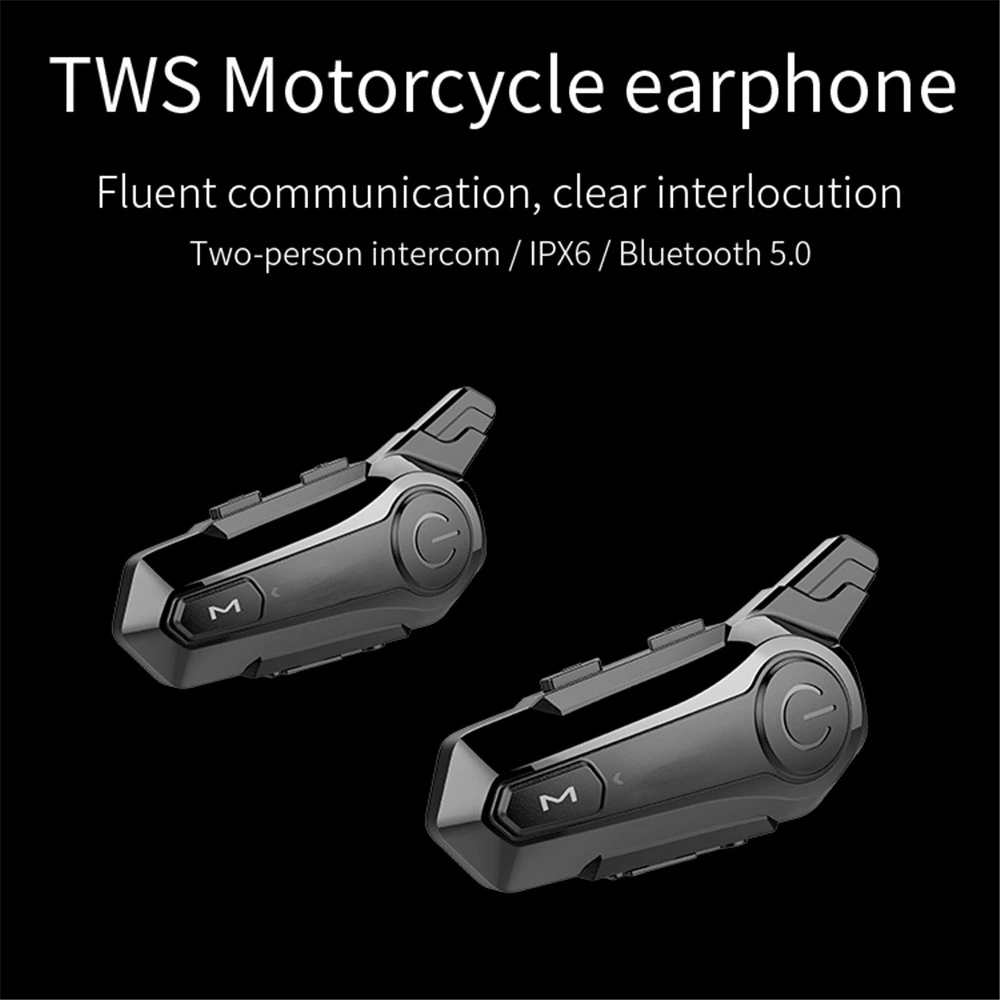 

Bluetooth-гарнитура для мотоциклетного шлема, 2 шт./лот E1