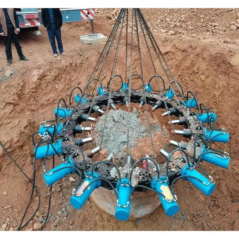 Гидравлическая сварочная дробилка литейная головка для сваи обрезки бетонной