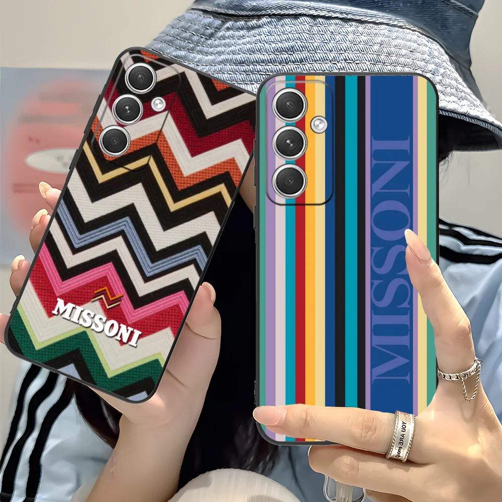 Чехол для мобильного телефона M-MISSONI Samsung Galaxy S24 S23 S22 S21 S20 S10 S9 Plus FE Ultra Lite черный