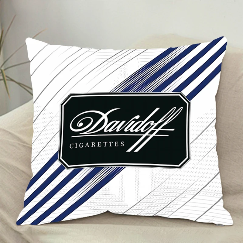 Бренд Davidoff 45x45 См Чехол Для Подушки Стильная Наволочка Домашнего Декора Спальни