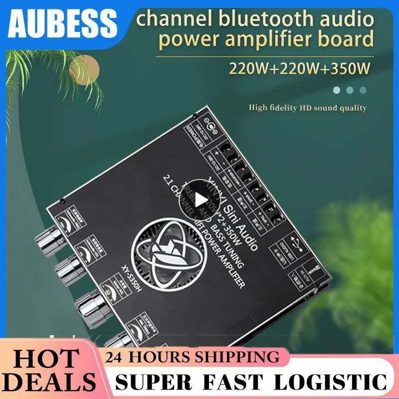

Dc12-38v Heat Dissipation Aux Speaker Hifi Sound Stereo Home Music Wireless Module 5.1 Audio Amp Music Accessories