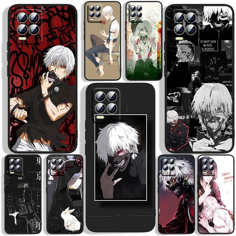

Nice Japanese Anime Tokyo Ghoul Phone Case For OPPO Realme 5 6i 6s 7 7i(Global) 8 8i Pro 5G Realme 50A Narzo 50i Black Silicone