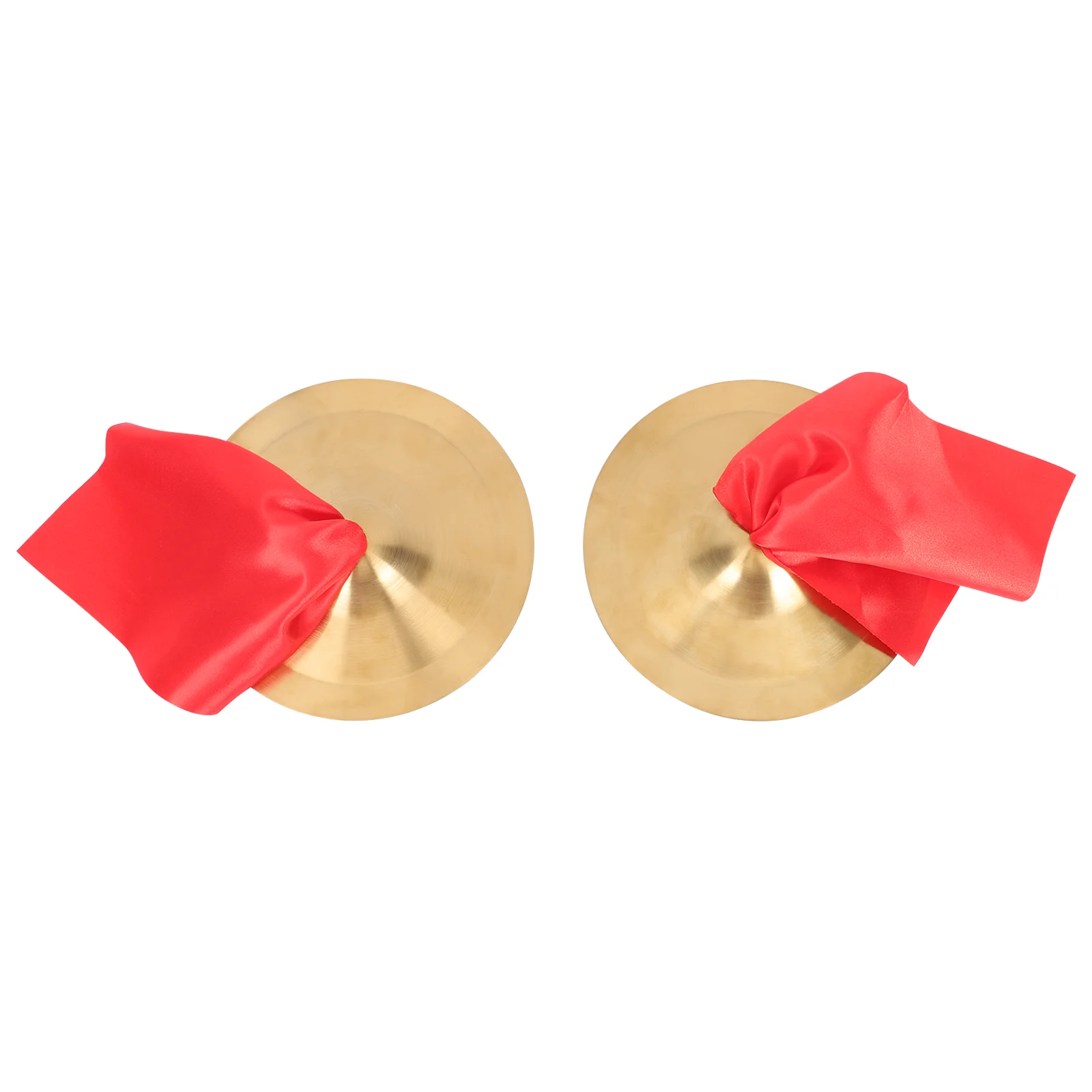 

1 Pair of Creative Finger Cymbals Copper Cymbals Cross Talk Accessories