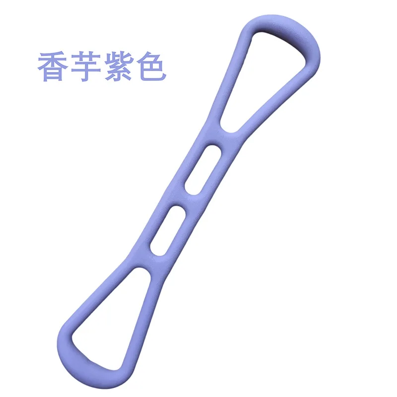 

OEM ODM custom elastomer TPR figure of eight tubing open shoulder beauty back eight pull rope yoga shape