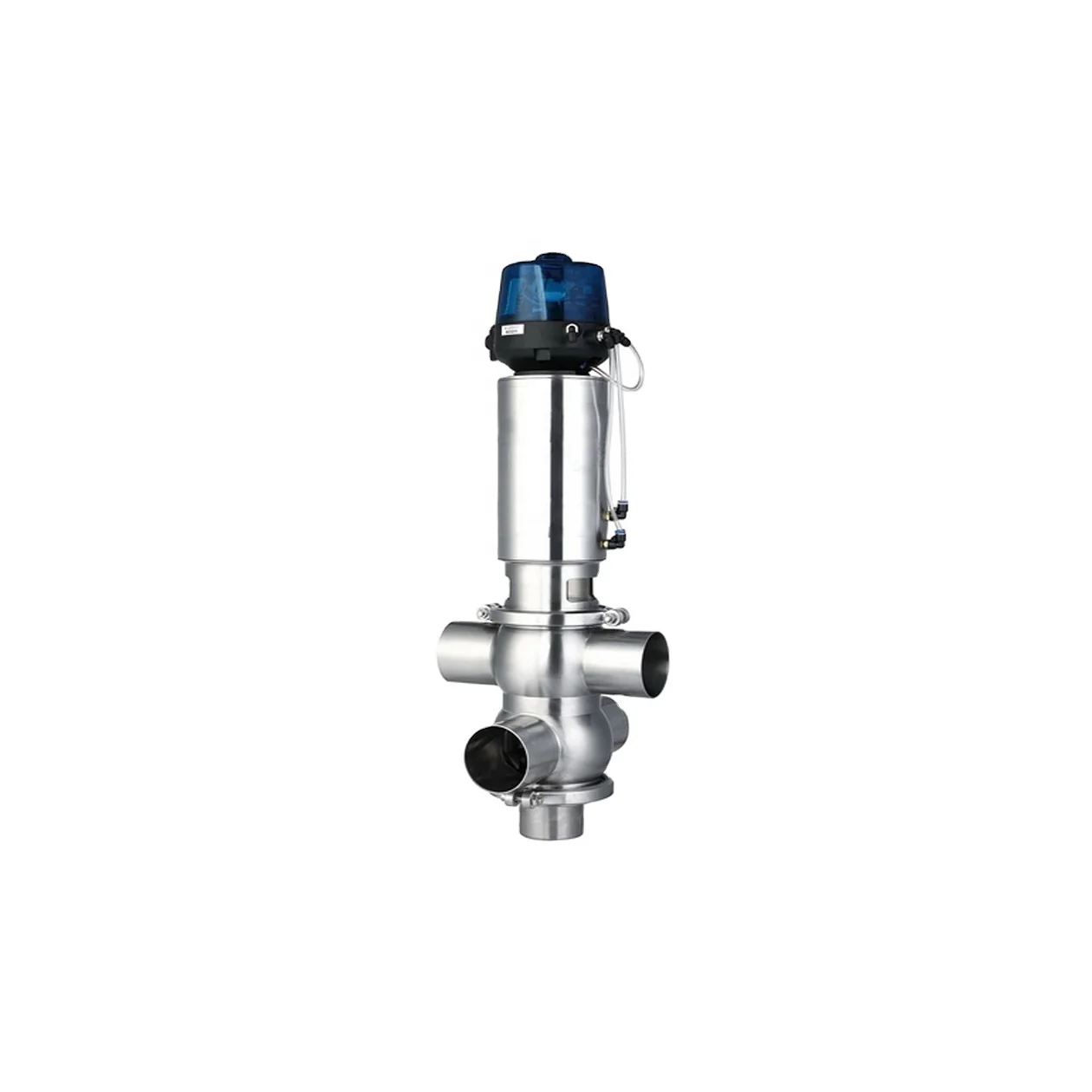 

Weld Pneumatic Hygienic Valves , Single Double Seat Unique Mixproof Valve