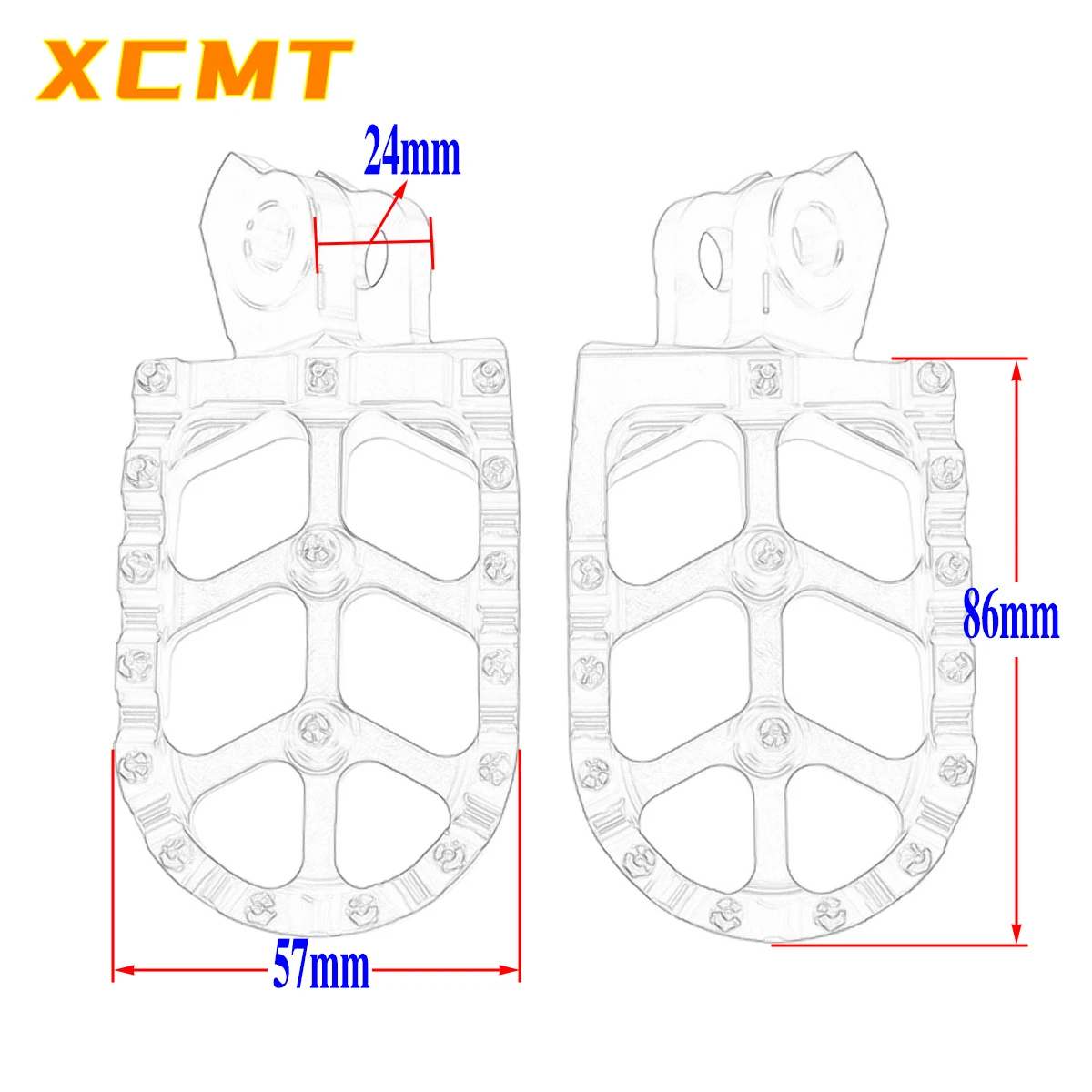 Подножки Из Алюминиевого Сплава С ЧПУ Для Suzuki RMZ250 RMZ450 RMX450Z-подставки Ног