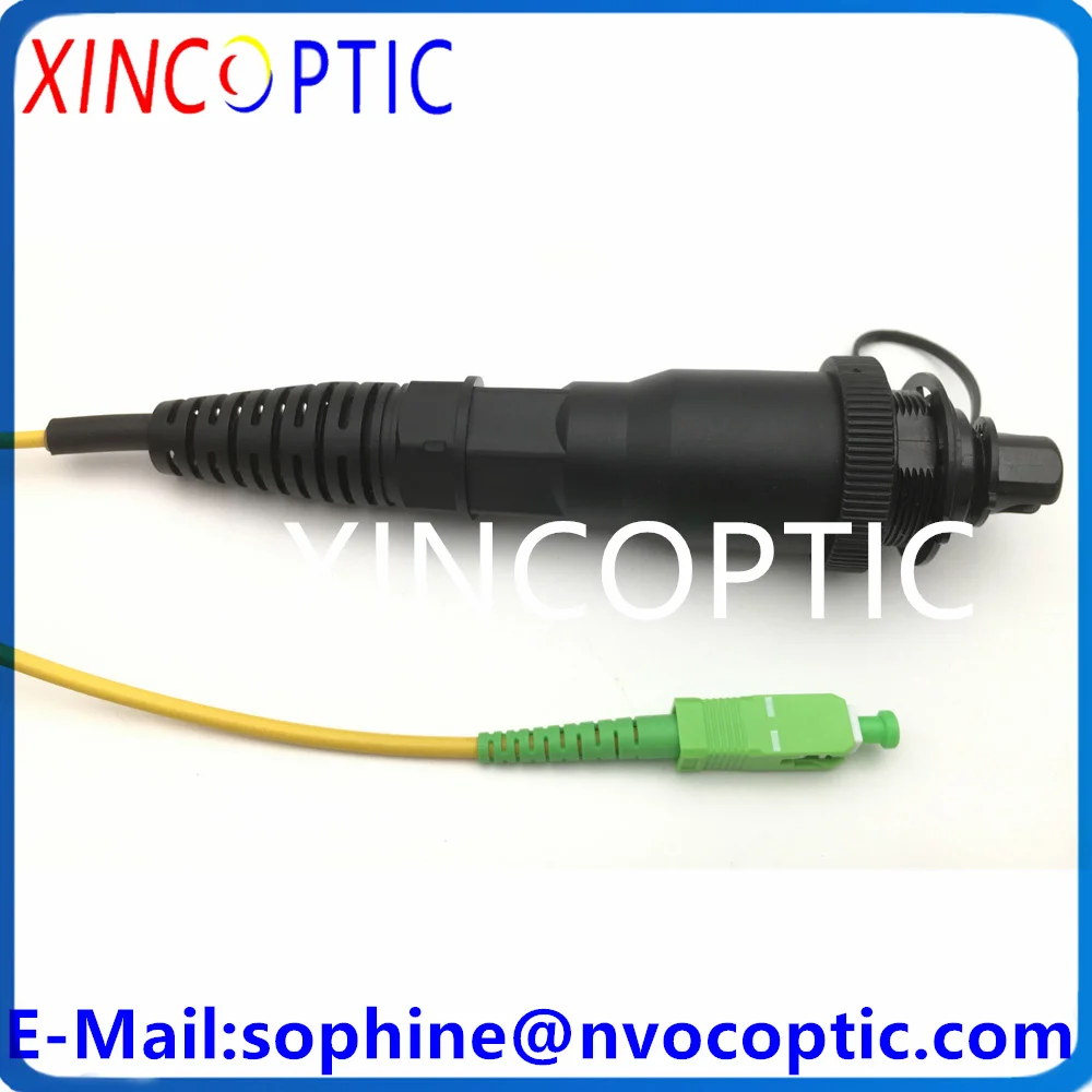 IP67 Водонепроницаемый Corning Female Mini SCAPC 1M 2M 3M 5M 3 0 мм Желтый кабель к SC/APC OptiTap Открытый
