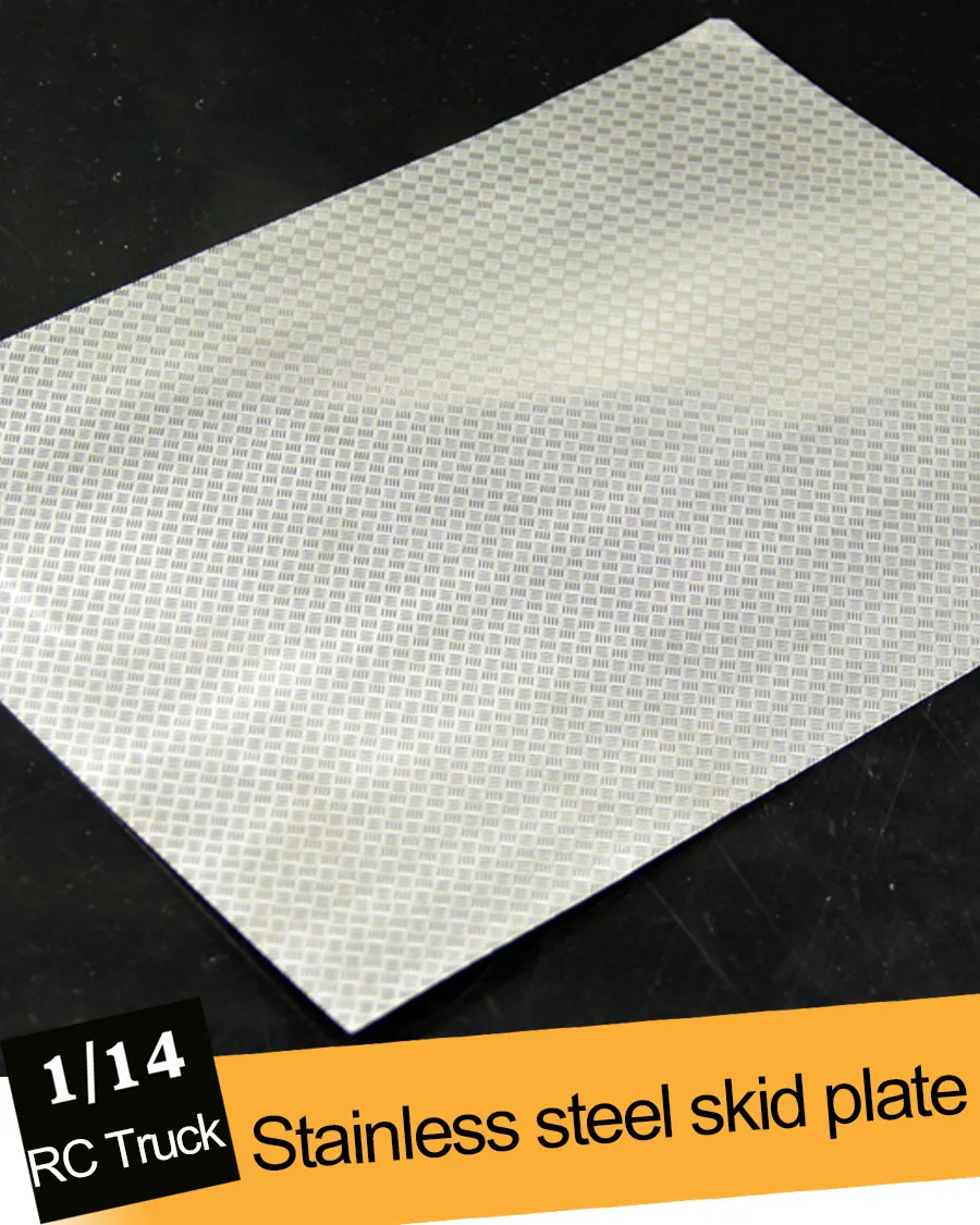 Противоскользящая пластина из нержавеющей стали для 1/14 1/10 Tamiya RC грузовик Scania Actros
