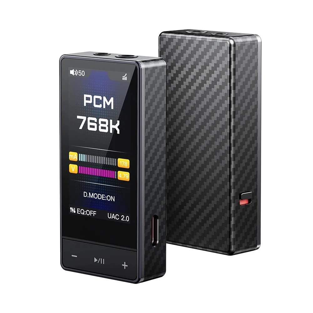 Фото Портативный усилитель для наушников FiiO QX13, 8-канальный ЦАП, декодер ES9027SPRO, экран 1,99 дюйма, поддержка 768 кГц/32 бит, DSD512, MQA, HIFI-усилитель №1