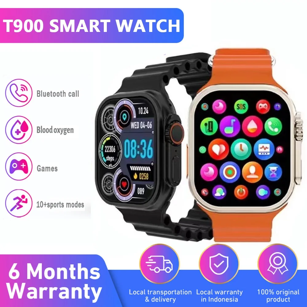 YuXiBaTi Ultra умные часы T900 с HD-дисплеем поддержкой Bluetooth спортивные Soof Fastmart