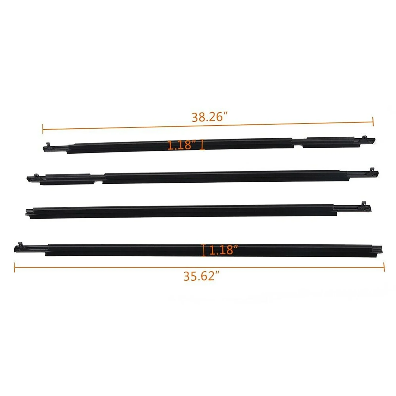 4 шт./набор герметизирующие ленты для автомобильных дверей и окон