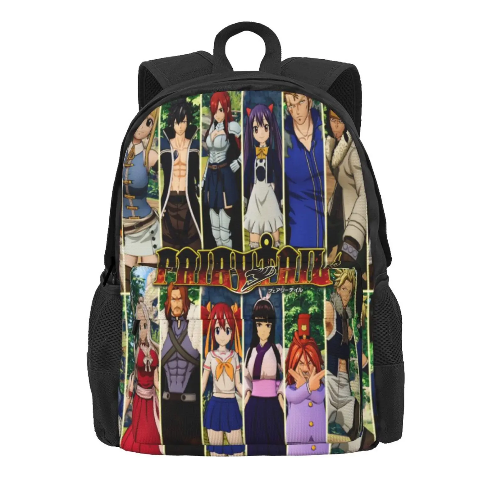 

Школьные ранцы Fairy Tail 7 для женщин, сумка на плечо, мужской рюкзак в стиле аниме, женская сумка