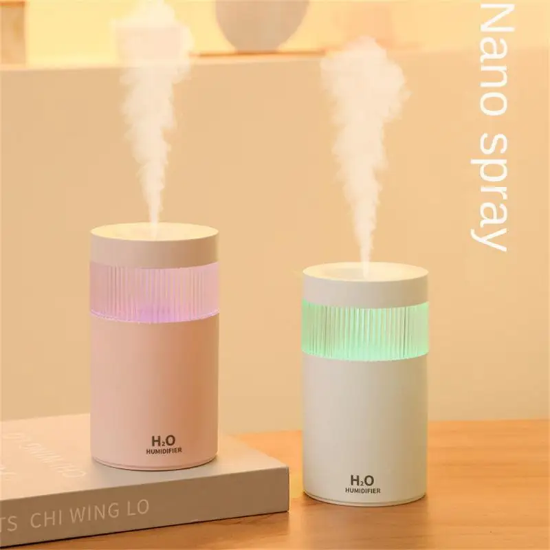 

With Night Light Water Replenisher Practical Portable Humidifier Multifunctional Mini Atomizer Household Items 300ml Humidifiers
