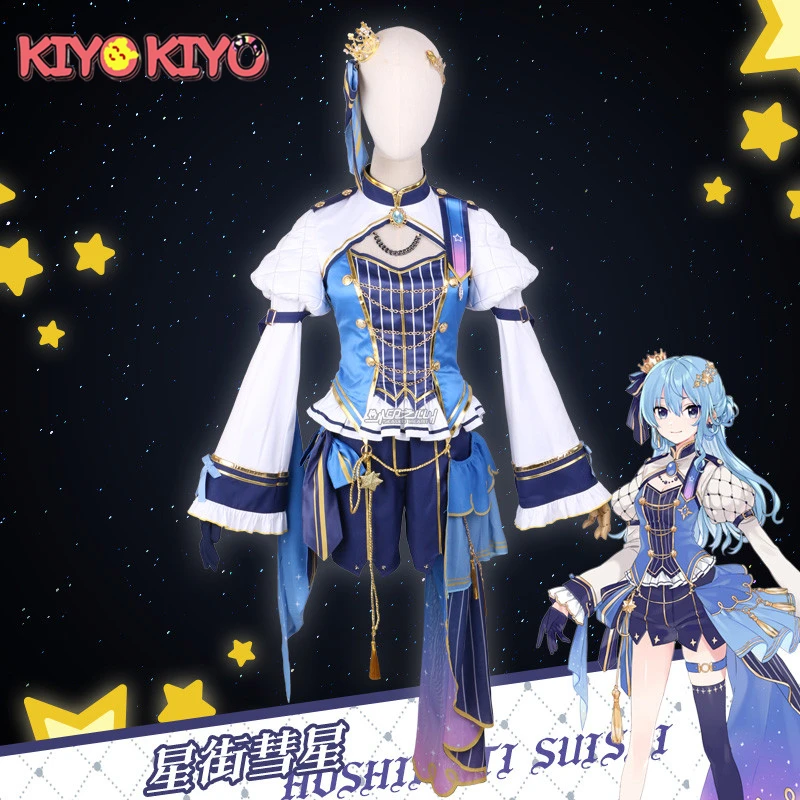 

KIYO-KIYO YouTuber VTuber Virtual Hololive Hoshimachi Hosimati Suisei Concert Dress Outfits Cosplay Costumes