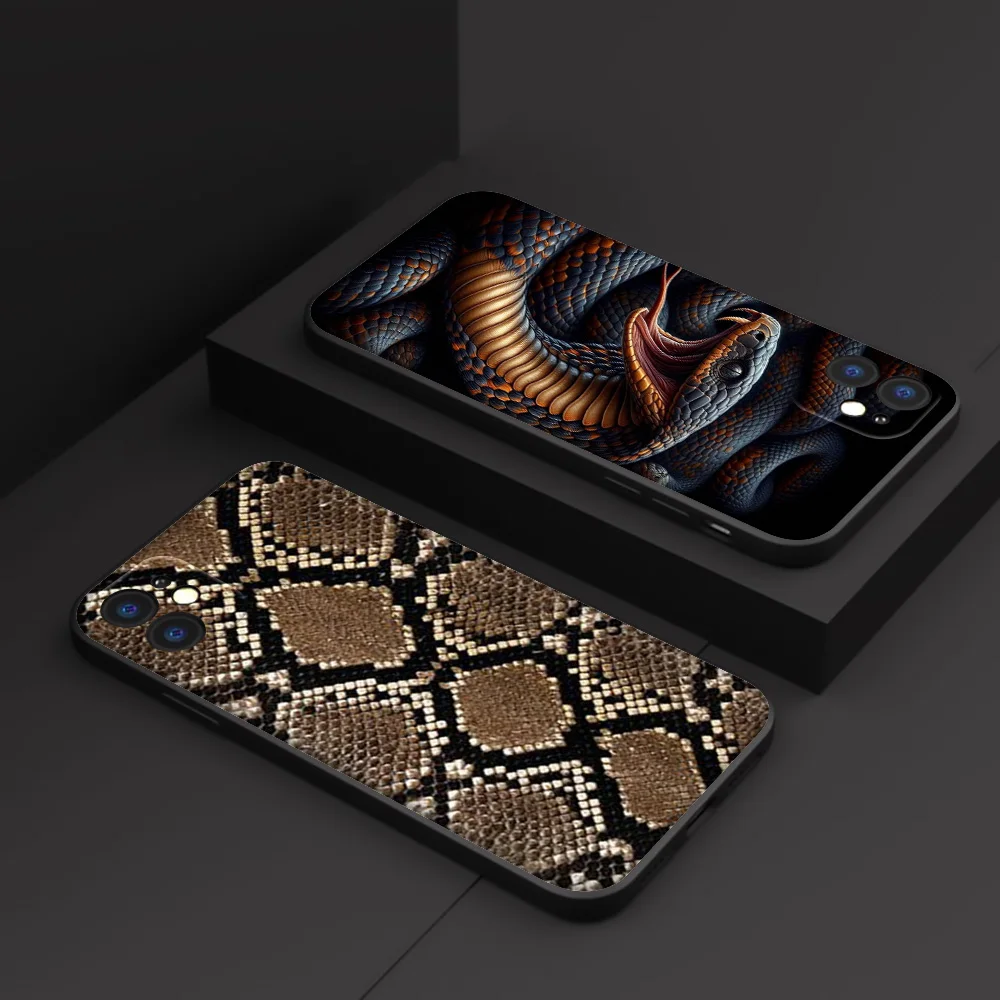 FL106 Luxury Snake skin Case for Samsung Galaxy A41 A42 A71 A72 A73 J2 J4 J5 J6 J7 J8 A6 A7 A8 A9