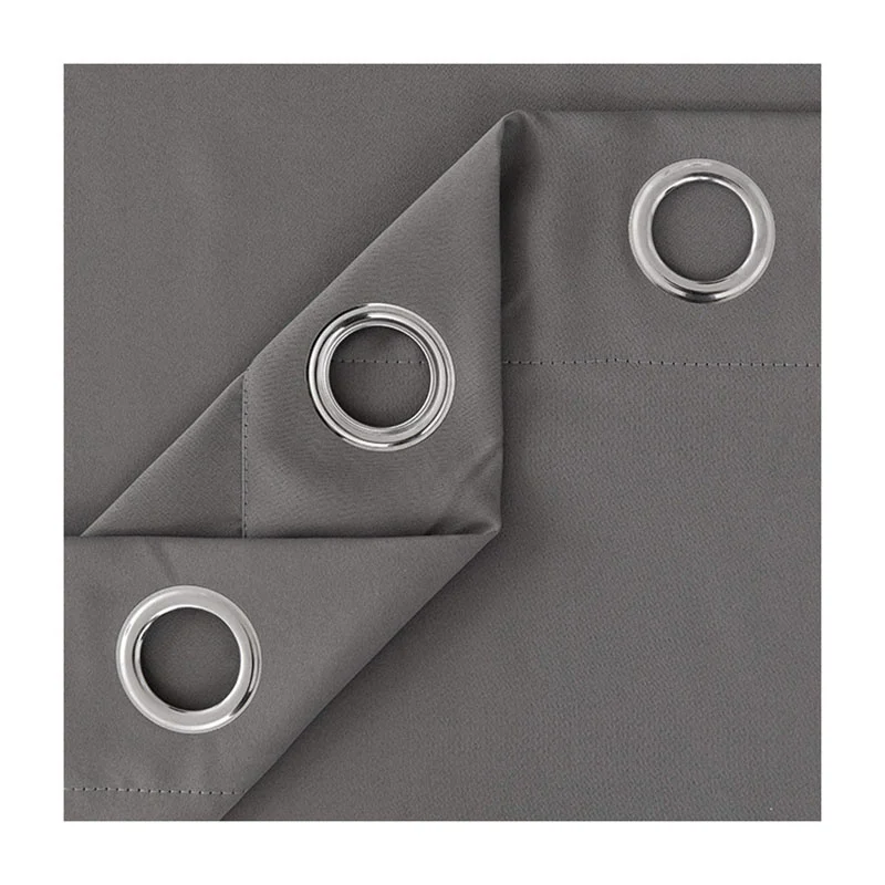 

80% занавески с высоким затенением, однотонные современные жалюзи из полиэстера для окна, для кухни, спальни, готовые занавески, втулка, Топ