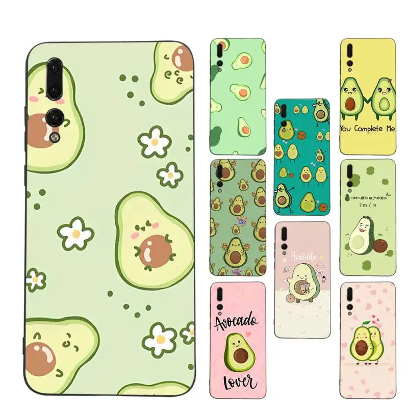 

Cute Avocado Phone Case for Huawei Honor 10 i 8X C 5A 20 9 10 30 lite pro Voew 10 20 V30