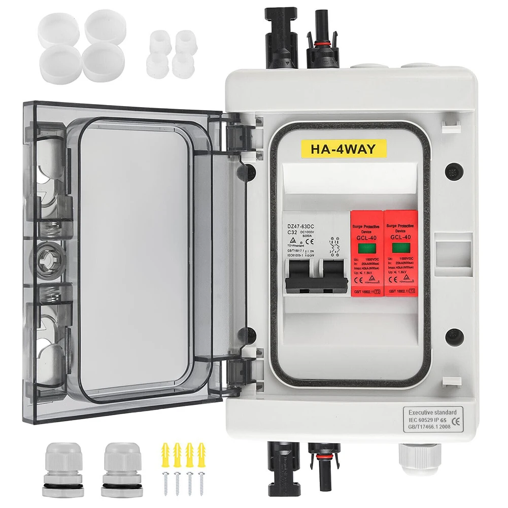 

1000V DC Isolator Switch 32A Rated Current Reliable DC Components Fast Response Ensures Maximum Protection for Your System