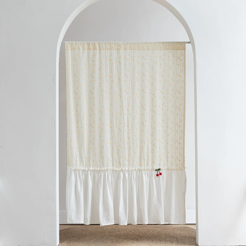 

Japanese Door Curtain Daisy Printed Partition Kitchen Doorway Drapes Cafe Restaurant Entrance Noren Hanging Half-Curtains TJ7656