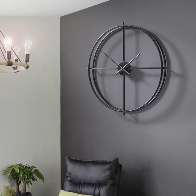 

Gold Large Wall Clock Modern Design Nordic Watches Wall Home Living Room Decorative Luxury Wall Clocks Reloj De Pared