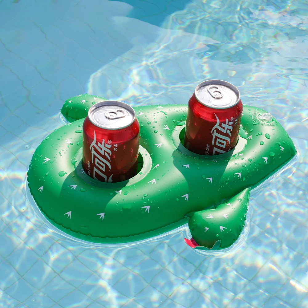 

Cactus Floating Cup Holder Pool Swimming baby Toys Summer Party Beverage Boats Cactus Beer Drink Holder Beach Swimming Ring