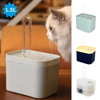 automatic cat water fountain pet electric filter usb dog cats mute drinker feeder bowl 1 5l kitten drinking fountain dispenser