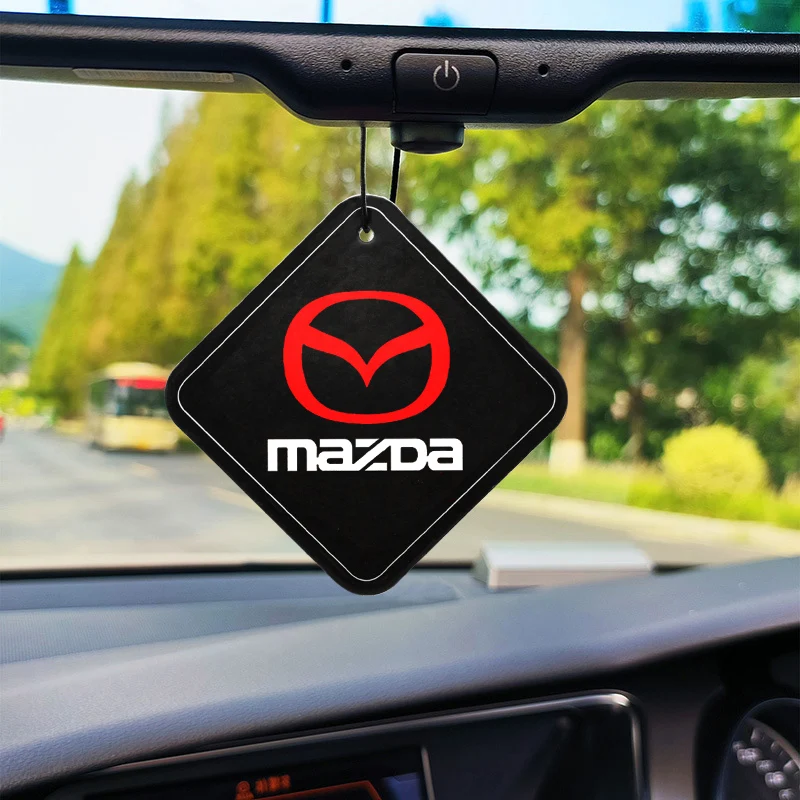 Для Mazda 2 3 5 6 CX3 CX5 Atenza Axela RX8 MX5 1 шт. логотип автомобиля фотоароматерапия однотонное