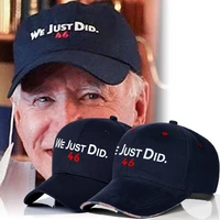 president biden hat joe we just did 46 baseball hat black navy blue fashion casual cap man gift