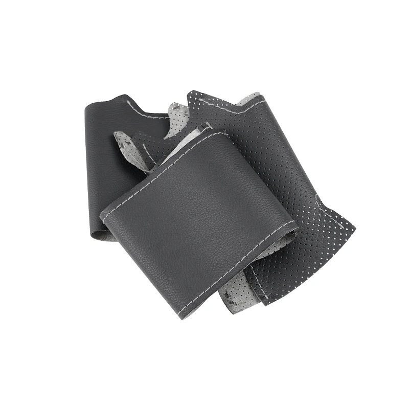 

Оплетка на руль для Renault Megane 2 2003-2008 Kangoo 2008 Scenic 2 2003-2009, прошитый вручную кожаный чехол на руль