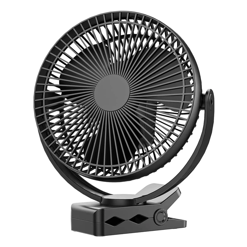 

Clip Fan, 8 Inch Mini Quiet Desk Fan, USB Rechargeable Battery Operated Clip On Fan, USB Desk Fan, Personal Small Fan