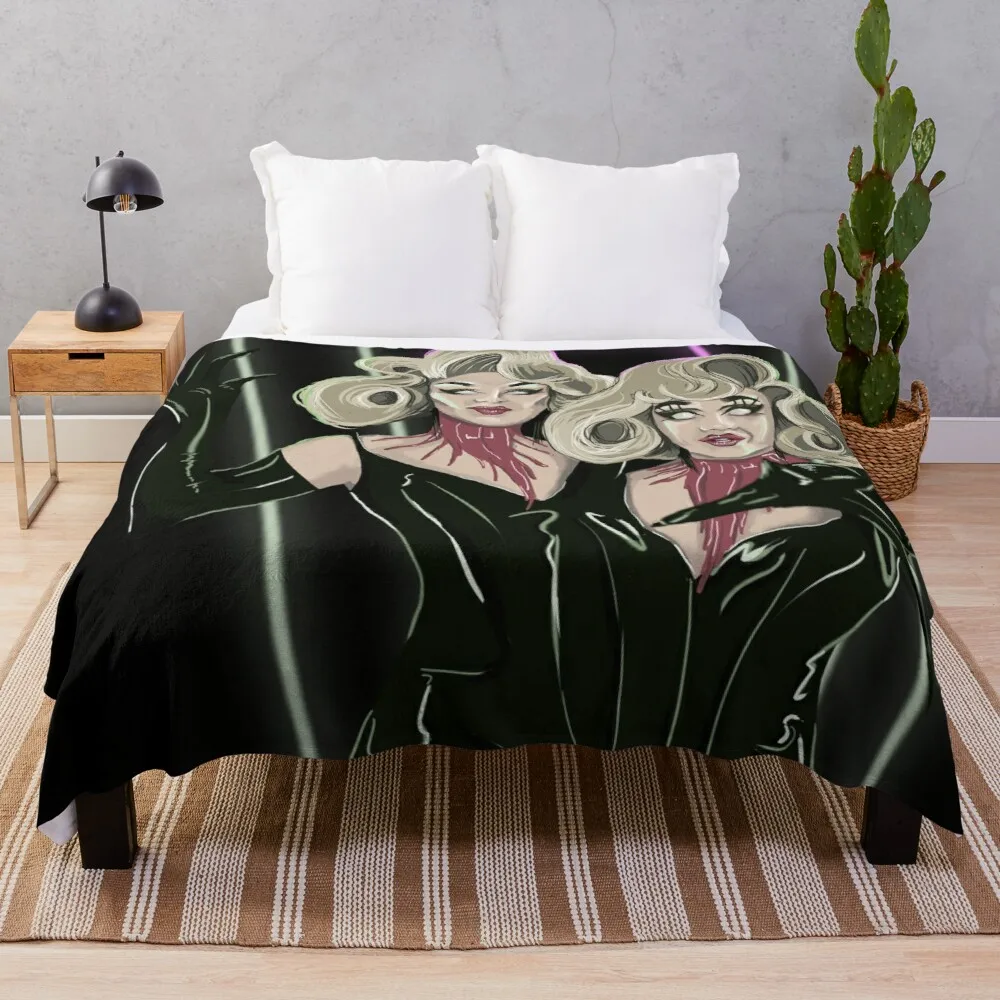 

Meet Our Monsters! Boulet Brothers Season 3 Throw Blanket weighted blanket comfort recieving blankets Ultra-Soft Micro Fleece