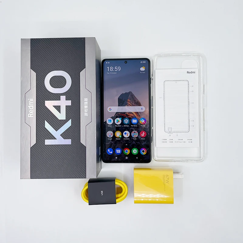 Игровой Смартфон Xiaomi Redmi K40 с глобальной прошивкой 8 ГБ/12 Гб 256 ГБ ядер дисплей 1200 Гц
