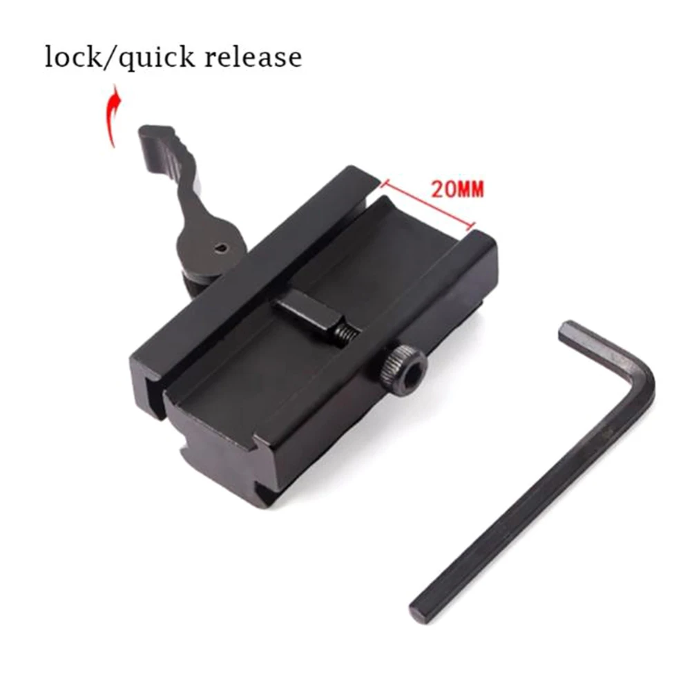 

5 Slot Quick Release Detach QR QD 1/2" INCH Mini Riser Block Mount QD Cam Lever