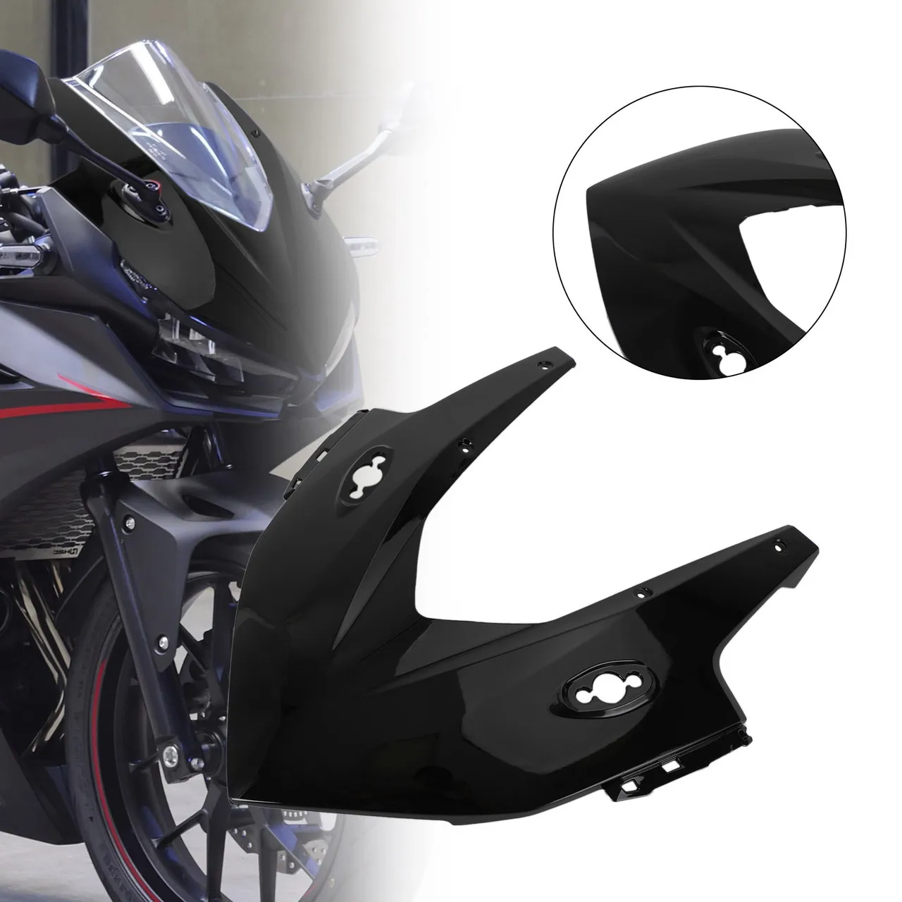

Мотоциклетные аксессуары CBR500R верхняя передняя крышка фары обтекатель Защита объектива для Honda CBR 500R 2019 2020 2021 2022