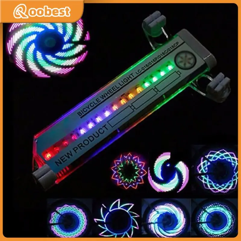 

Двухсторонняя велосипедная лампа, яркие водонепроницаемые Аксессуары для велосипеда, светодиодная лампа для колес, светодиодная вспышка, фотолампа для велосипеда