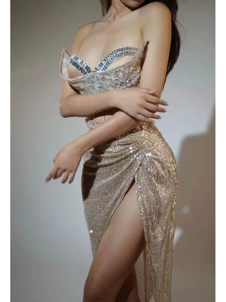 Высокое качество горячее тиснение сексуальная эластичная юбка на бедрах с