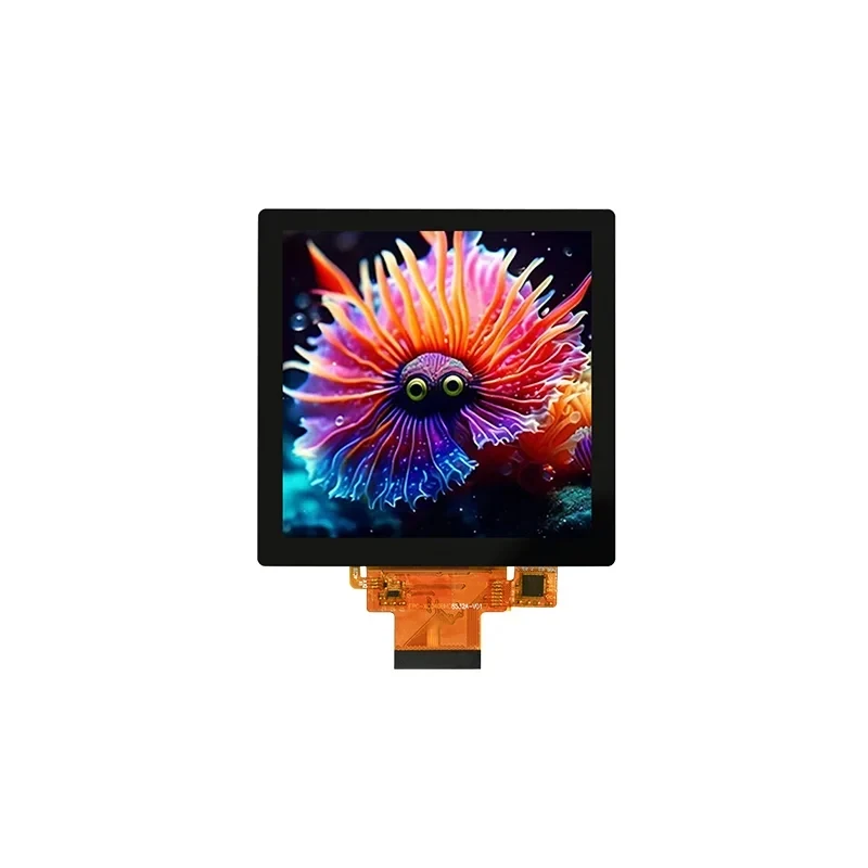 Фото 4,0-дюймовый IPS LCD-экран с разрешением 720x720, квадратный экран, драйвер NV3052CGRB, интерфейс RGB, 40-контактный емкостный дисплей №4