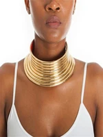 exaggerated style collar necklace explosive cool national style