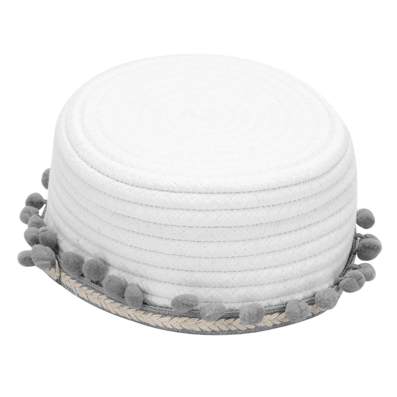 Акция! Хлопковая веревка в виде шара рабочая корзина для хранения косметики