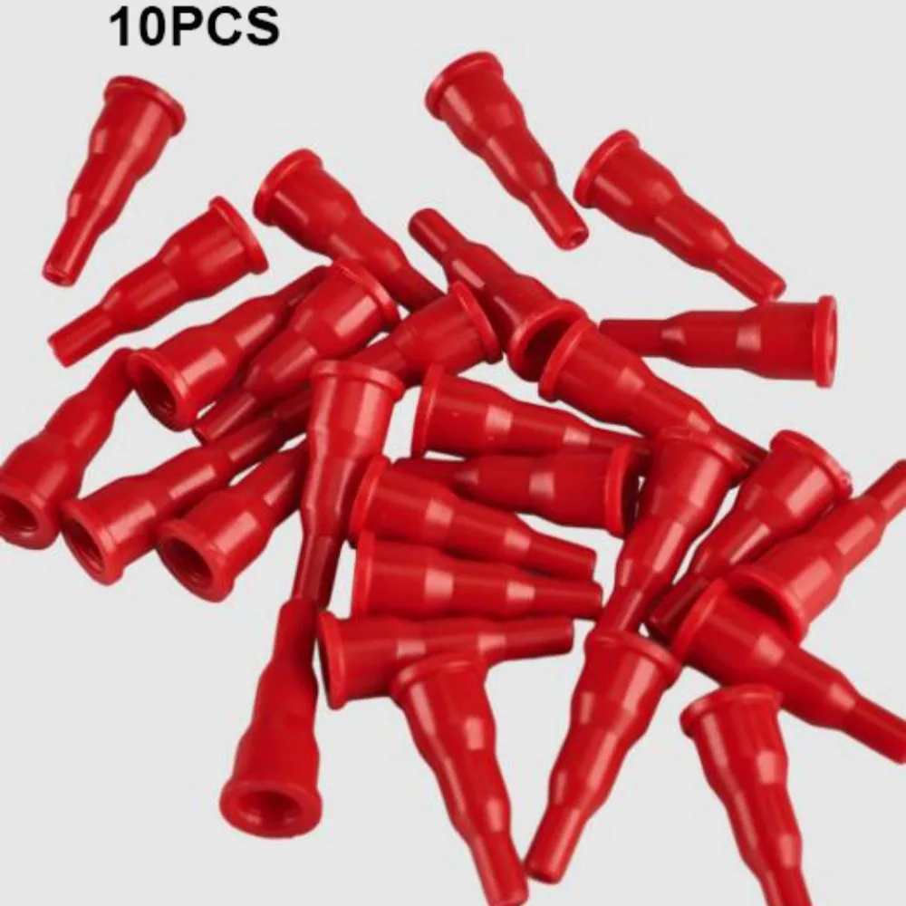 

Пластиковые адаптеры для заправки газа, красный, 10 шт.