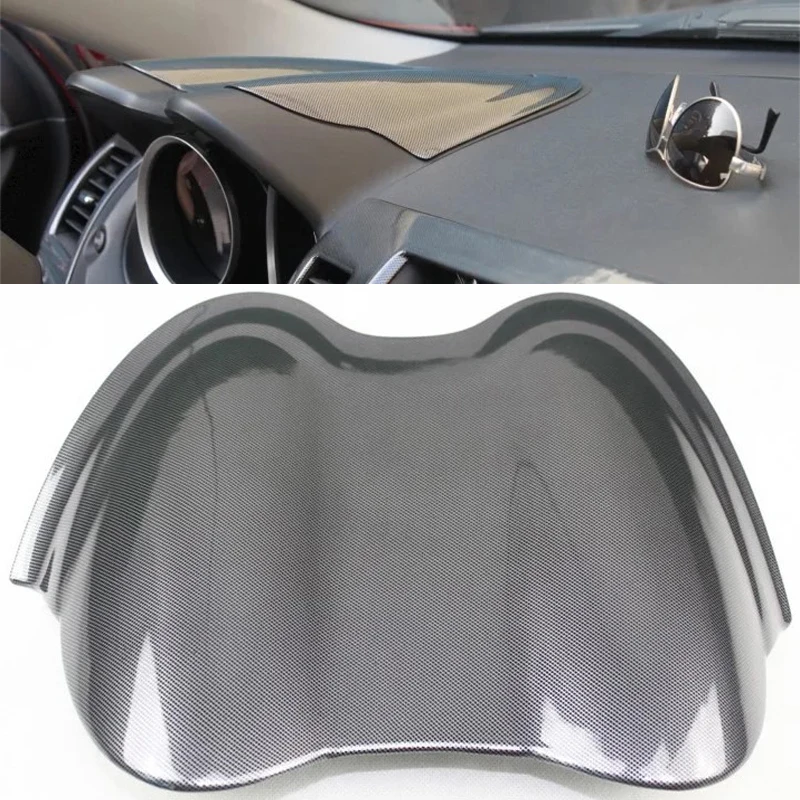 

Для Mitsubishi Lancer EX 2010-2016 1 шт. из углеродного волокна ABS Украшения для приборной панели автомобиля Центральная крышка управления отделкой МОЛДИ...