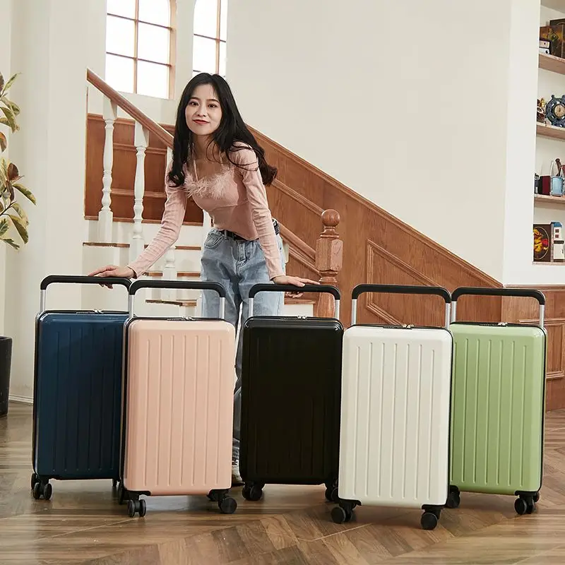 2023 Wide Trolley Case for Female Students Trolley Case for Male Internet Red Code Case Lightweight Travel Case
