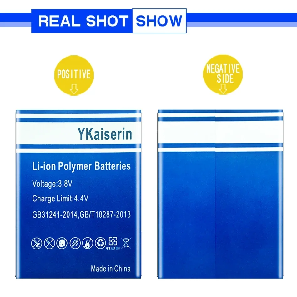 YKaiserin аккумулятор BAT-T11 BATT11 5300 мАч для Acer Liquid T03 T04 Z630 Z630S мобильного телефона
