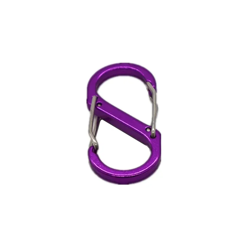 

5 шт. разноцветный пружинный крючок, карабин из алюминиевого сплава, уличный рюкзак, брелок для кемпинга, пряжка, защелка, зажим, Slatwall, вязаный крючком