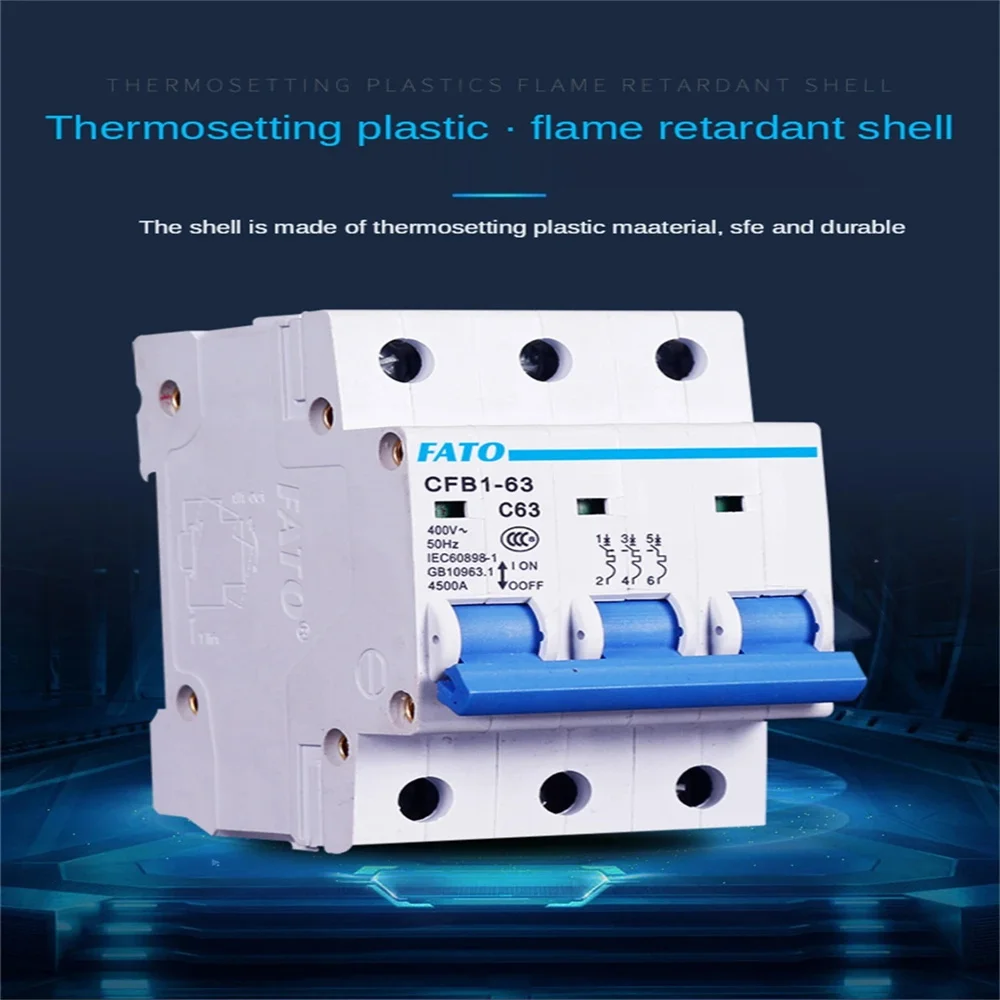 Huatong CFB1 воздушный выключатель маленький автоматический 63a 80A 125A Бытовой Воздушный