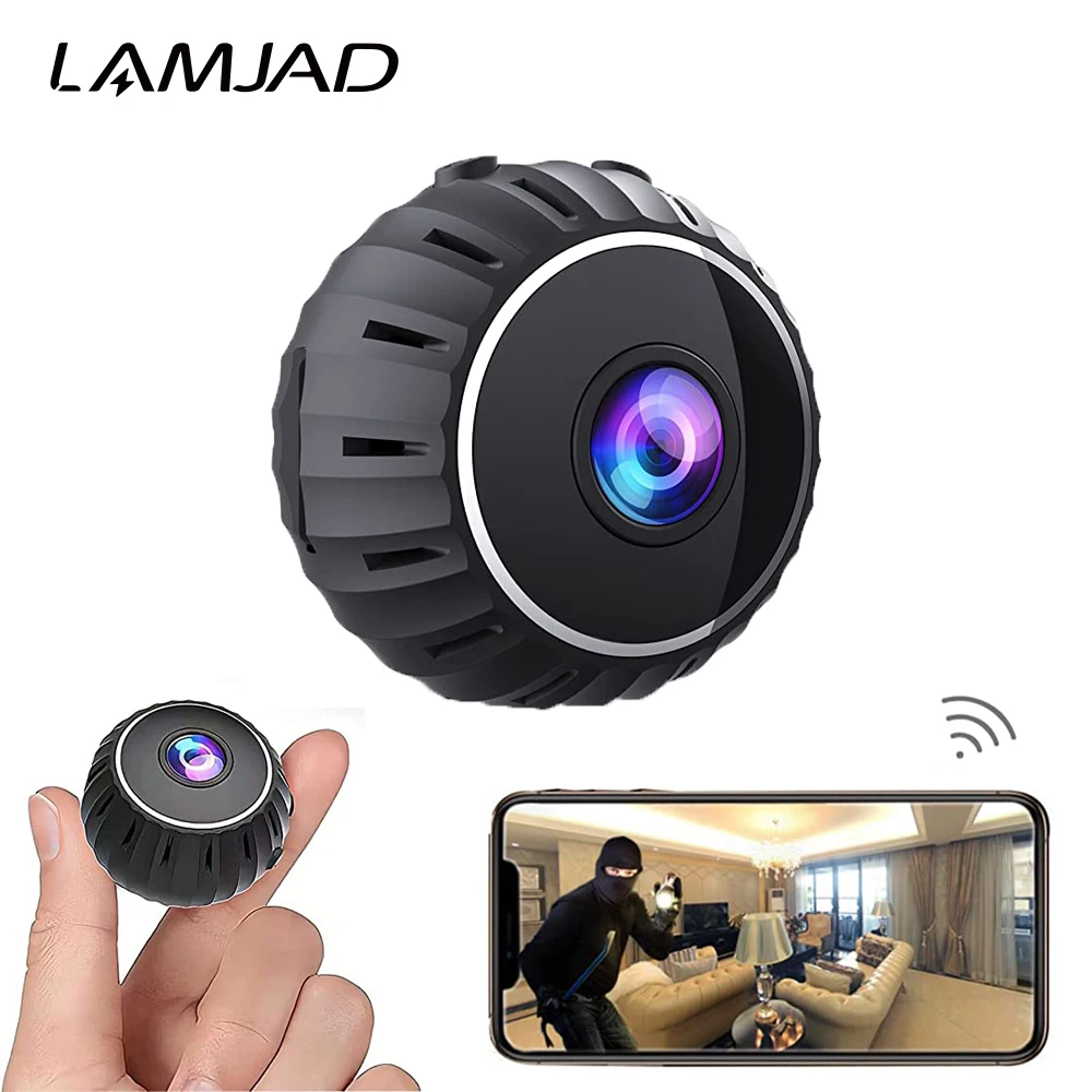 

LAMJAD X10 Mini Беспроводная камера Магнитная WiFi HD 1080P Cam APP Просмотр видео в режиме реального времени Обнаружение движения Няня Камера видеонаблюд...