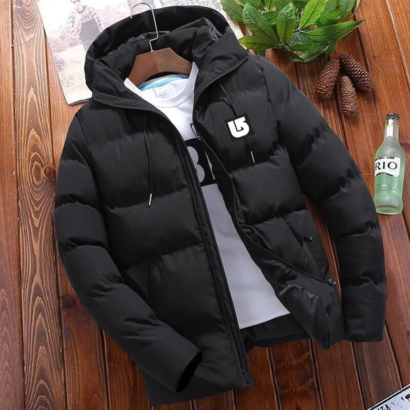 BURTON Men's New Casual Brand Cotton Jacket Winter Men's Fashion Thick Warm Windproof Parker Jacket Men Hooded Jacket Coatmen