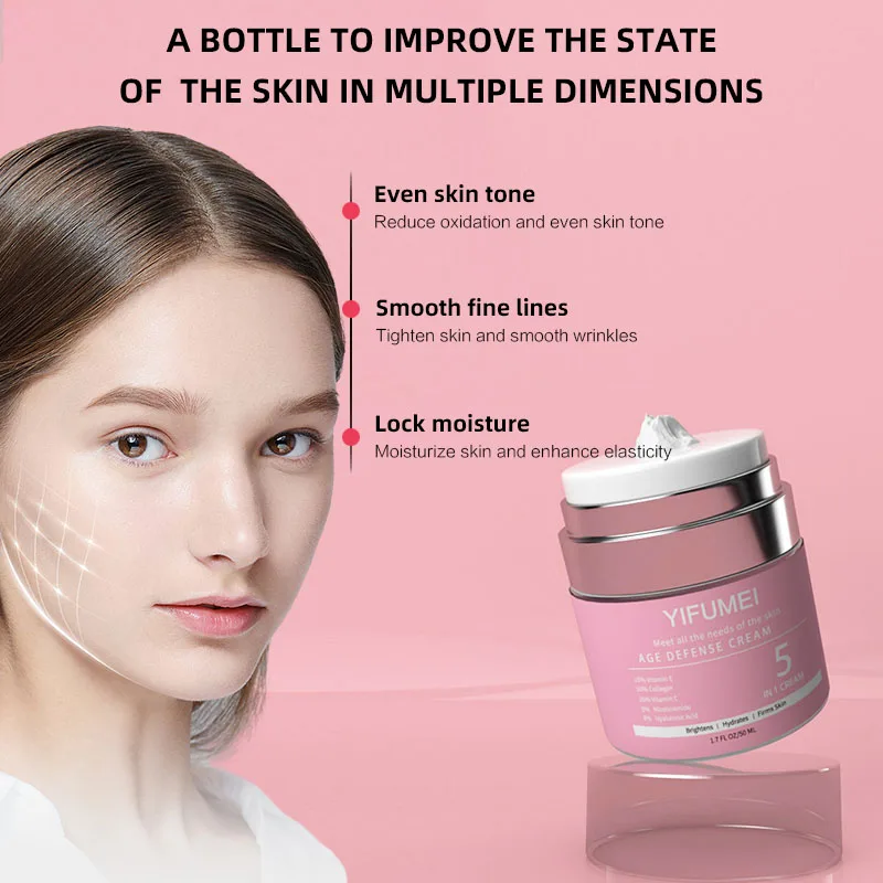 Фото Крем для лица с никотинамидом, 1 шт., 2 шт., питательный, подтягивающий, сужает поры, разглаживает мелкие морщины, повышает эластичность кожи, корейский уход за кожей №3